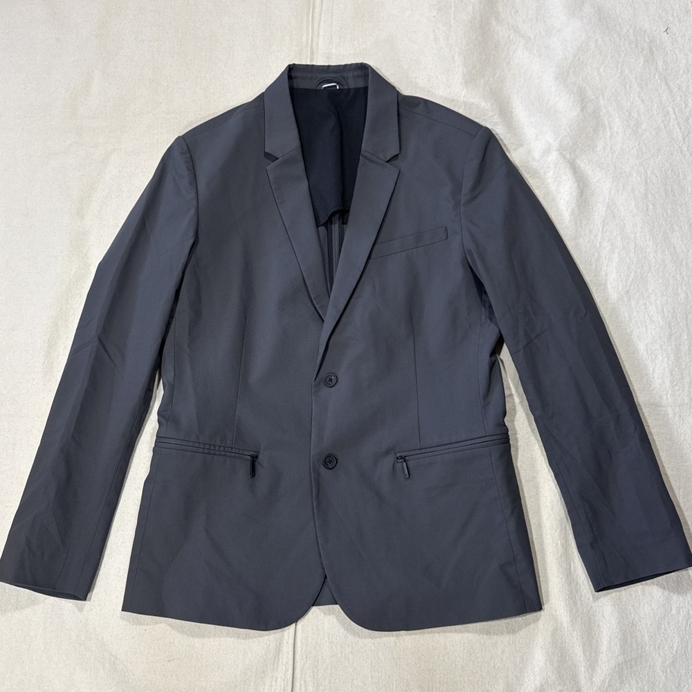 KIT AND ACE by LULULEMON Sz Sm Gray 'Navigator Blazer' Sport Coat - VERSATILE